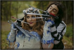 Boda inspirada en personajes de Tim Burton