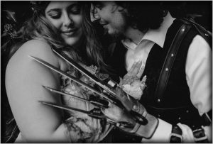 Boda inspirada en personajes de Tim Burton